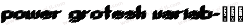 power grotesk variab字体转换